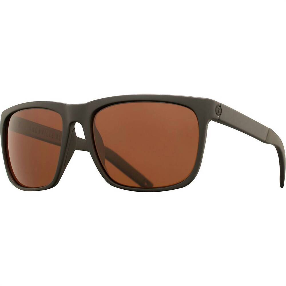 NEW ELECTRIC LABEL men's knoxville xl s sunglasses in matte black / ohm+ polariz